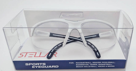 Stellar eyewear - White and Blue with pouch & strap