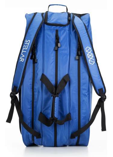 Large Racket Bag - Blue and Black with Stellar logo