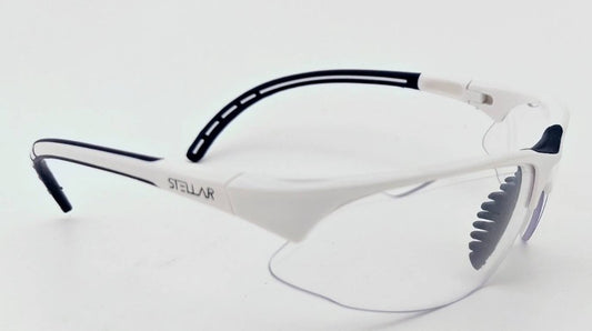 Stellar eyewear - White and Blue with pouch & strap