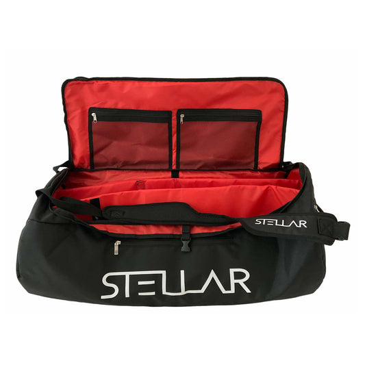Sports Bag (Black with Red Lining)